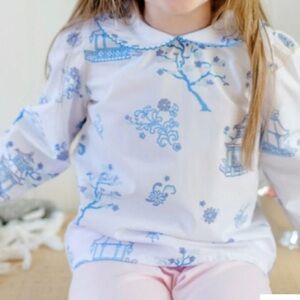 Beaufort Bonnet Company Maude's Peter Pan Collar Shirt 4T